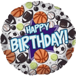 18" Happy Birthday - Sports (20ct) - Party America