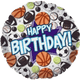 18" Happy Birthday - Sports (20ct) - Party America