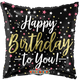 18" Happy Birthday to You - Black (100ct) - Conver USA