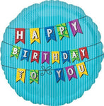 18" Happy Birthday to You Pennants  (10ct) - Anagram