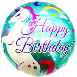 18" Happy Birthday Unicorn (20ct) - Party America