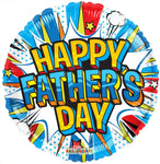 18" Happy Father's Day Comic (100ct) - Conver USA