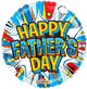 18" Happy Father's Day Comic (100ct) - Conver USA