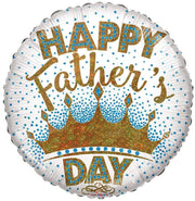 18" Happy Father's Day Crown (100ct) - Conver USA