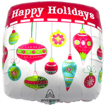 18" Happy Holidays - Icons - Anagram