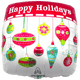 18" Happy Holidays - Icons - Anagram