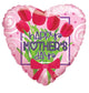 18" Happy Mother's Day Bunch of Flowers (100ct) - Conver USA