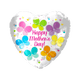 18" Happy Mother's Day Colorful Butterflies (50ct) - Party America