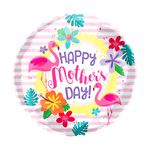 18" Happy Mother's Day Flamingo (50ct) - Party America
