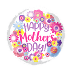 18" Happy Mother's Day Flowers (50ct) - Party America