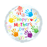 18" Happy Mother's Day Hand Paint (50ct) - Party America