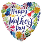 18" Happy Mother's Day Painted Hearts (100ct) - Conver USA