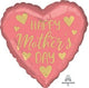18" Happy Mothers Day Pink (10ct) - Anagram