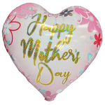 18" Happy Mother's Day Pink Heart Holographic (20ct) - Party America