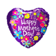 18" Happy Mother's Day Purple Floral (50ct) - Party America