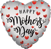 18" Happy Mother's Day Red Hearts (100ct) - Conver USA