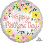 18" Happy Mother's Day Satin Infused Spring Floral (10ct) - Anagram