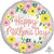 18" Happy Mother's Day Satin Infused Spring Floral (10ct) - Anagram