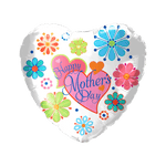 18" Happy Mother's Day Two Heart (50ct) - Party America