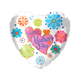 18" Happy Mother's Day Two Heart (50ct) - Party America