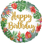 18" Holographic Balloon - Tropical Birthday - Betallic