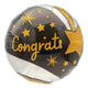 18" Holographic Congrats Grad Gold Stars (50ct) - Party America