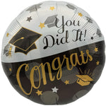 18" Holographic Congrats Grad You Did It (50ct) - Party America