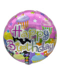 18" Happy Birthday - Cupcake (20ct) - Party America