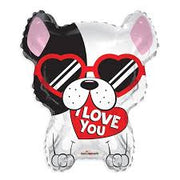 18" I Love You Frenchie Dog - Winner Party