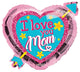 18" I Love You Mom Heart (100ct) - Conver USA