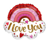 18" I Love You Ombre Rainbow - Winner Party