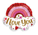 18" I Love You Ombre Rainbow - Winner Party