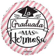 18" La Graduada Mas Hermosa (100ct) - Conver USA