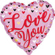 18" Love You Small Hearts (25ct) - Anagram