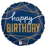 18" Navy Birthday - Betallic