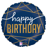 18" Navy Birthday - Betallic