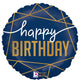 18" Navy Birthday - Betallic