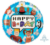 18" Party Town Happy B-Day - Anagram