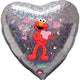 18" Sesame Street Elmo Holographic Heart - Anagram