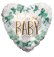 18" Welcome Baby - Dots & Flowers - Conver USA