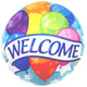 18" Welcome - Balloons (50ct) - Party America