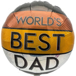 18" World's Best Dad (50ct) - Party America