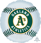 Oakland Athletics MLB Baseball 18" Balloon