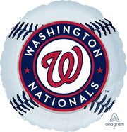 Washington Nationals MLB Baseball 18″ Balloon