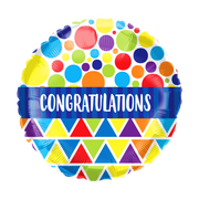 18in Congratulations 18″ Plastic Balloon by null from Instaballoons
