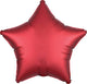 19" Star - Satin Luxe Sangria (10ct) - Anagram