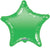 Green Star Gellibean 18″ Balloon