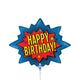 Superhero Birthday 14" Balloon