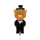 Groom Bear 14" Balloon