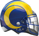 21"  NFL Helmet - Rams - Anagram